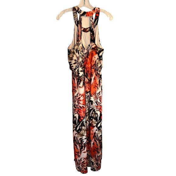 Thalia Sodi Medium Women's Orange Sleeveless Maxi BOHO Sun Dress Miss 8 10 M - Picture 6 of 7